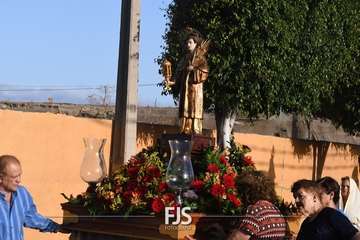 Romería popular, procesión y misa en El Caracol en la despedida de sus fiestas/TA y Francisco Javier Santana.